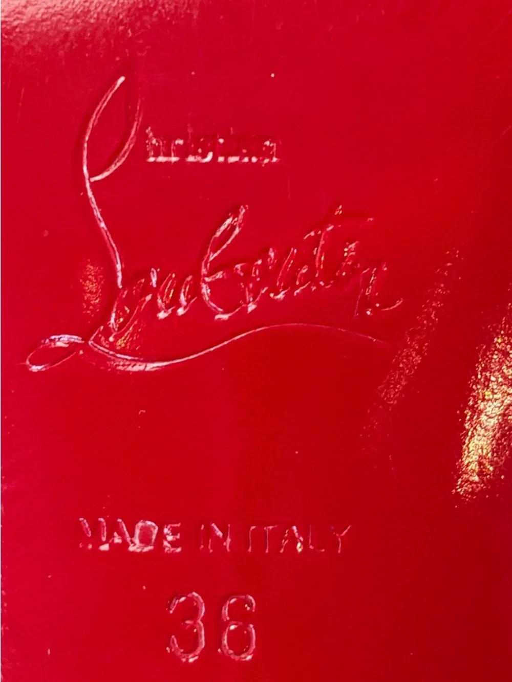 Christian Louboutin Satin Heeled Slides,“Nicol is back” print, multi, 36, EUC - Picture 12 of 15